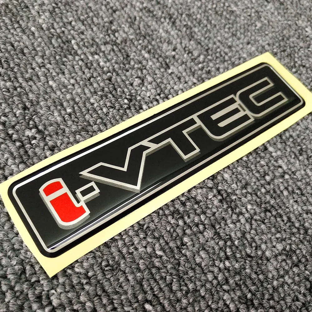 VTEC I-VTEC Logo Metal Car Styling Emblem Tail Body Badge Sticker For Honda Civic Accord Odyssey Spirior CRV SUV I - VTEC