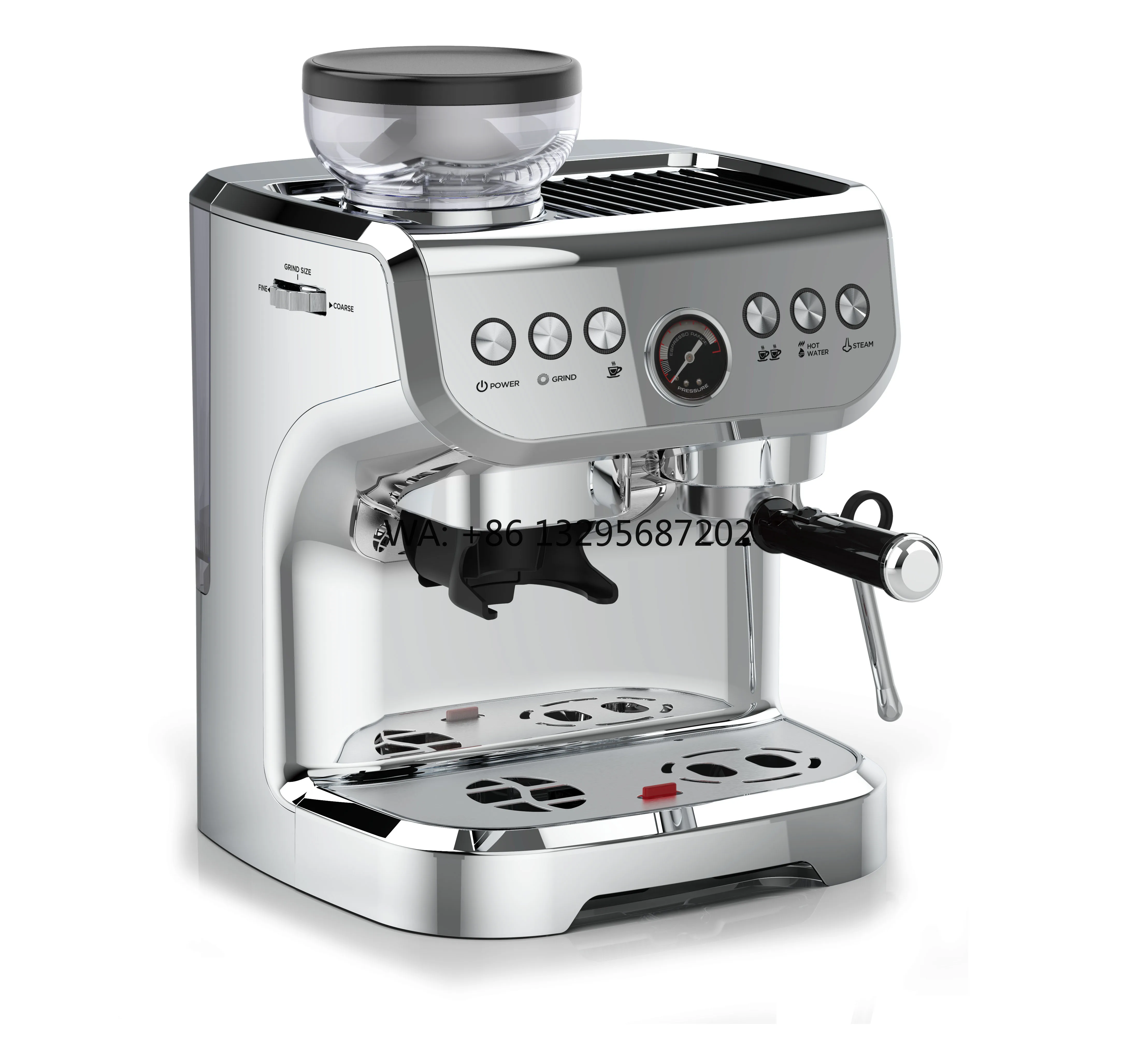 

Buy Italian Coffee Automatic Machines Brands Cafetera Express Professional Espresso Cappuccino Coffee Maker With Mill