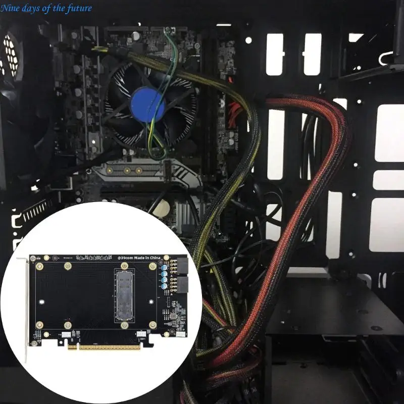 PCIe X16 Slot Compatible SXM2 Graphics Adapter Intelligent Cooling System Integration E65A