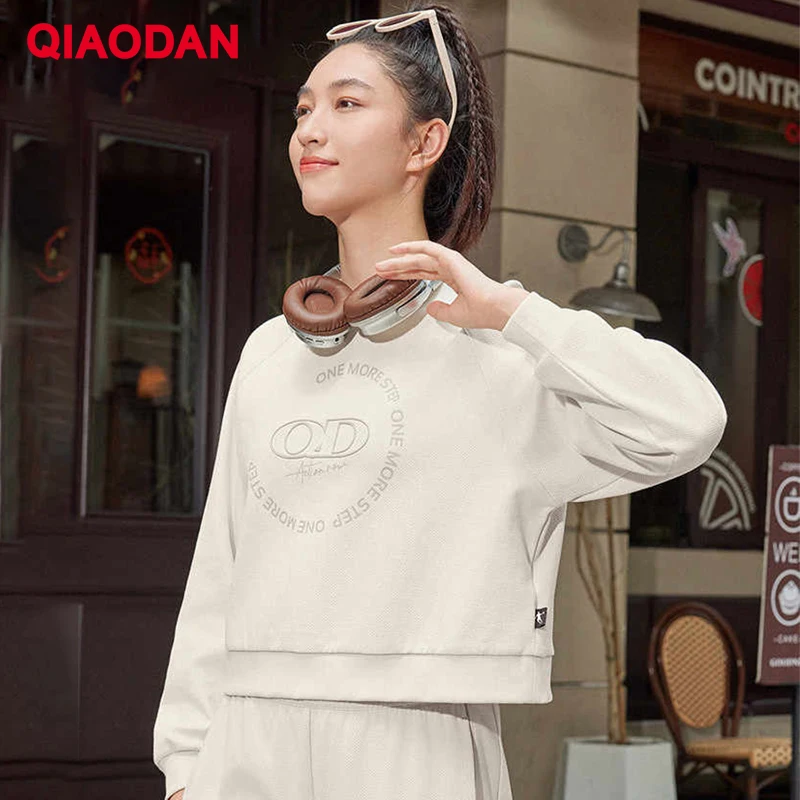 qiaodan-sweatshirt-womens-loose-long-sleeve-breathable-pullover-sportwear-2025-sport-short-casual-fashion-fall-top-qdewd2251855