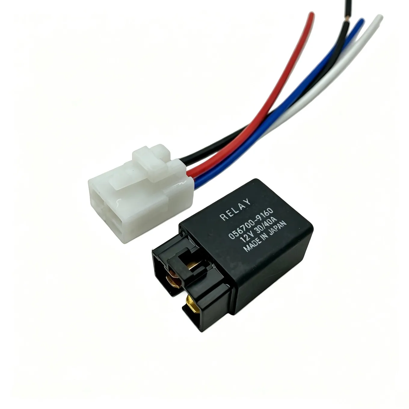 Original New 100% Auto Relay Electrical Installation Waterproof 12V 40A Air Conditioning Cooling Fan 4Pin 056700-9160