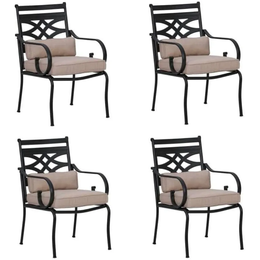 

Sophia and William Patio Dining Chairs Set of 4, Outdoor Metal Armchairs, Outdoor Dining Chairs