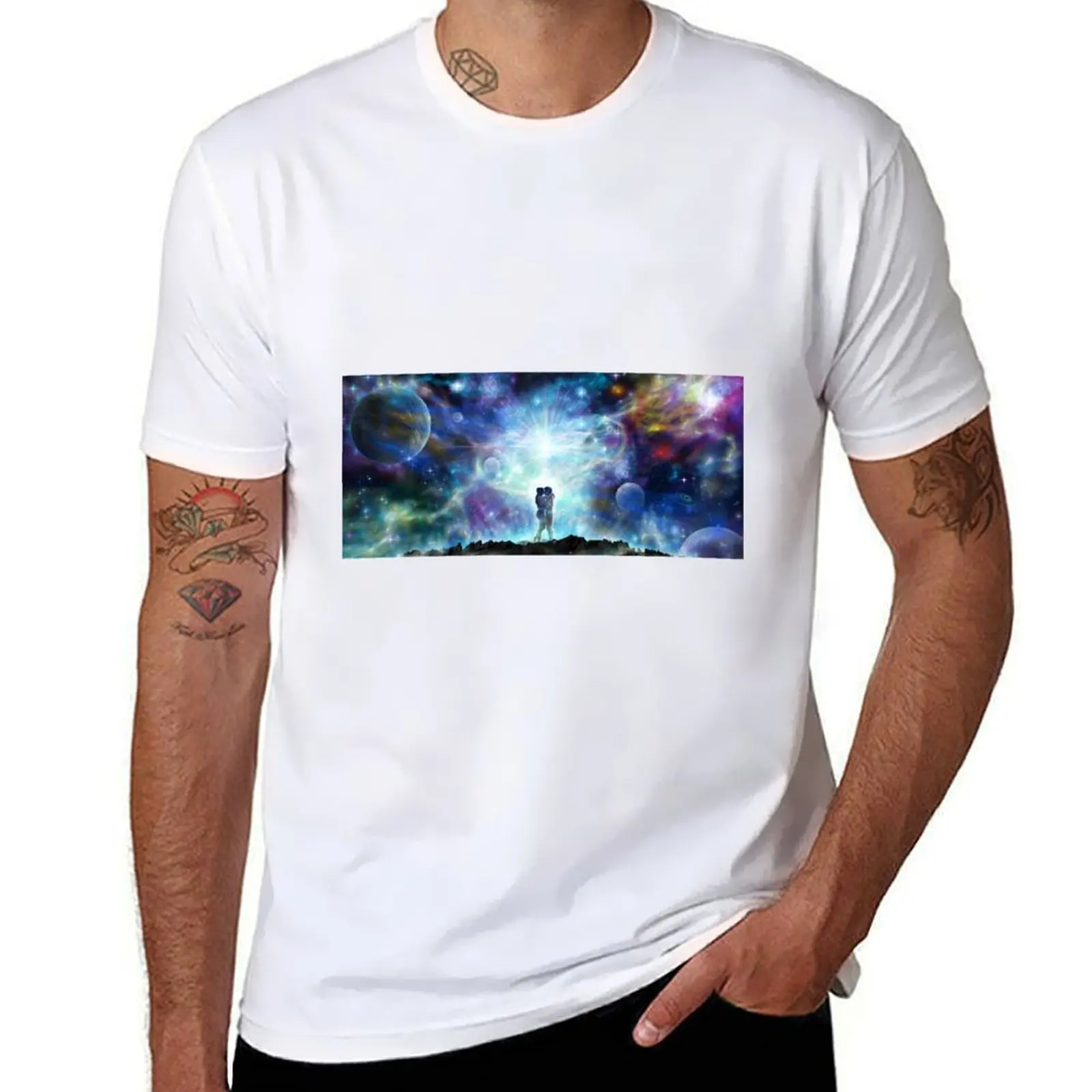 

At the edge of eternity T-Shirt man t shirt luxury t shirt for man 100 percent cotton T-Shirt