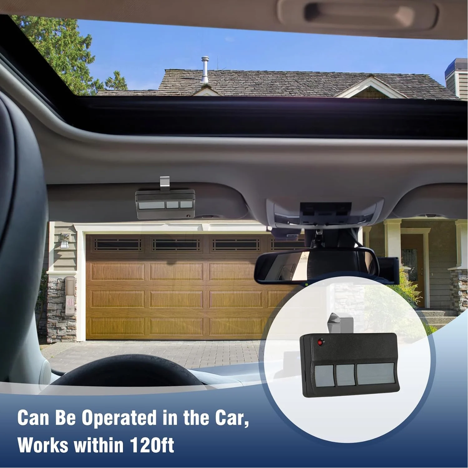 

Solidremote 371LM 373LM 971LM 973LM, for Chamberlain, LiftMaster Garage Door Opener Remote, Universal Garage Door Opener Remote