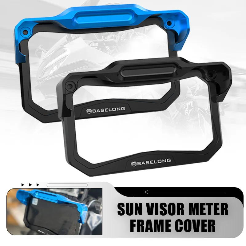 

For CFMOTO 450 MT 450MT Ibex450 2024 2025 2026 Motorcycle TFT Guard with sun visor Meter Frame Cover Screen Glare Shield Guard