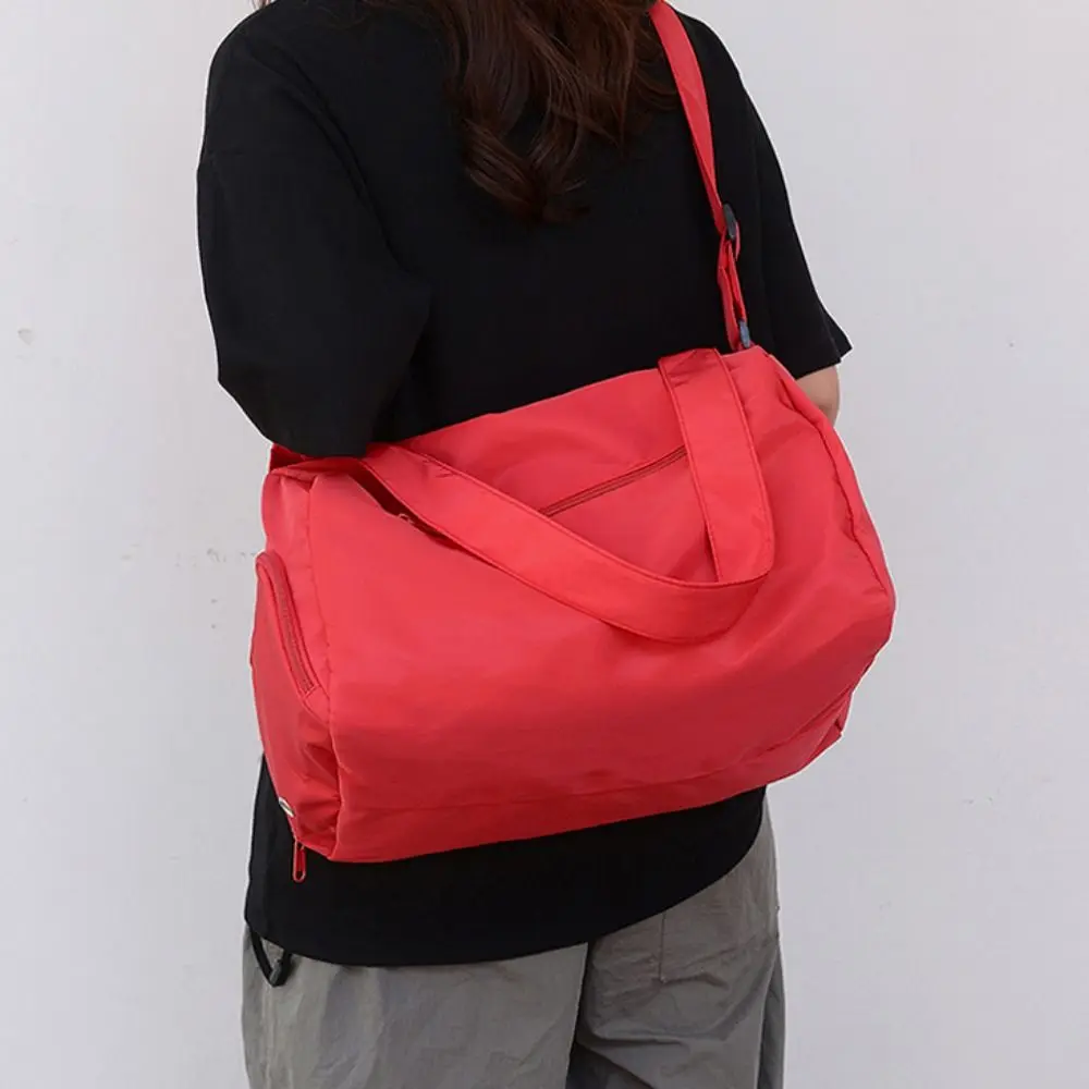 

Underarm Bag Solid Color Crossbody Tote Bags Canvas Niche Design Gym Fitness Bag Large Capacity Casual Luggage Bag Outdoor