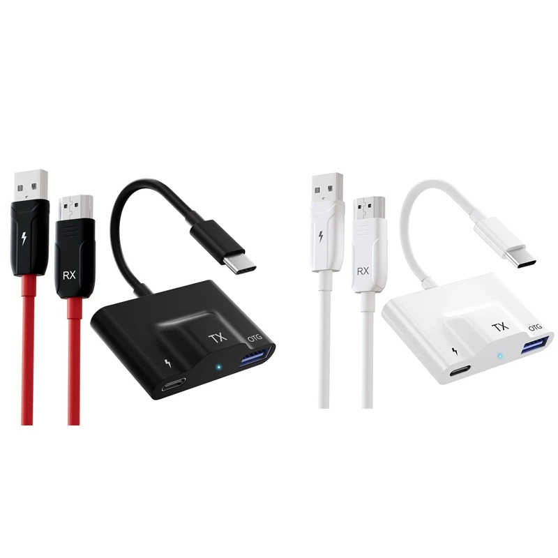 

Wireless -Compatible Transmitter And Receiver,USB C Wireless -Compatible,Streaming Video Audio To TV/Monitor