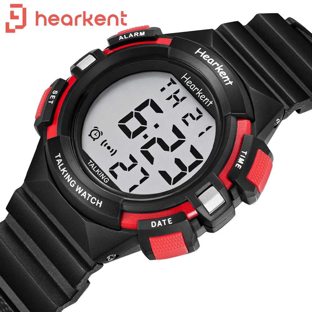 Hearkent Talking Watch with Alarm Kids Spanish-Speaking Watches Children Electronic Digital Wristwatches Boy Girl reloj