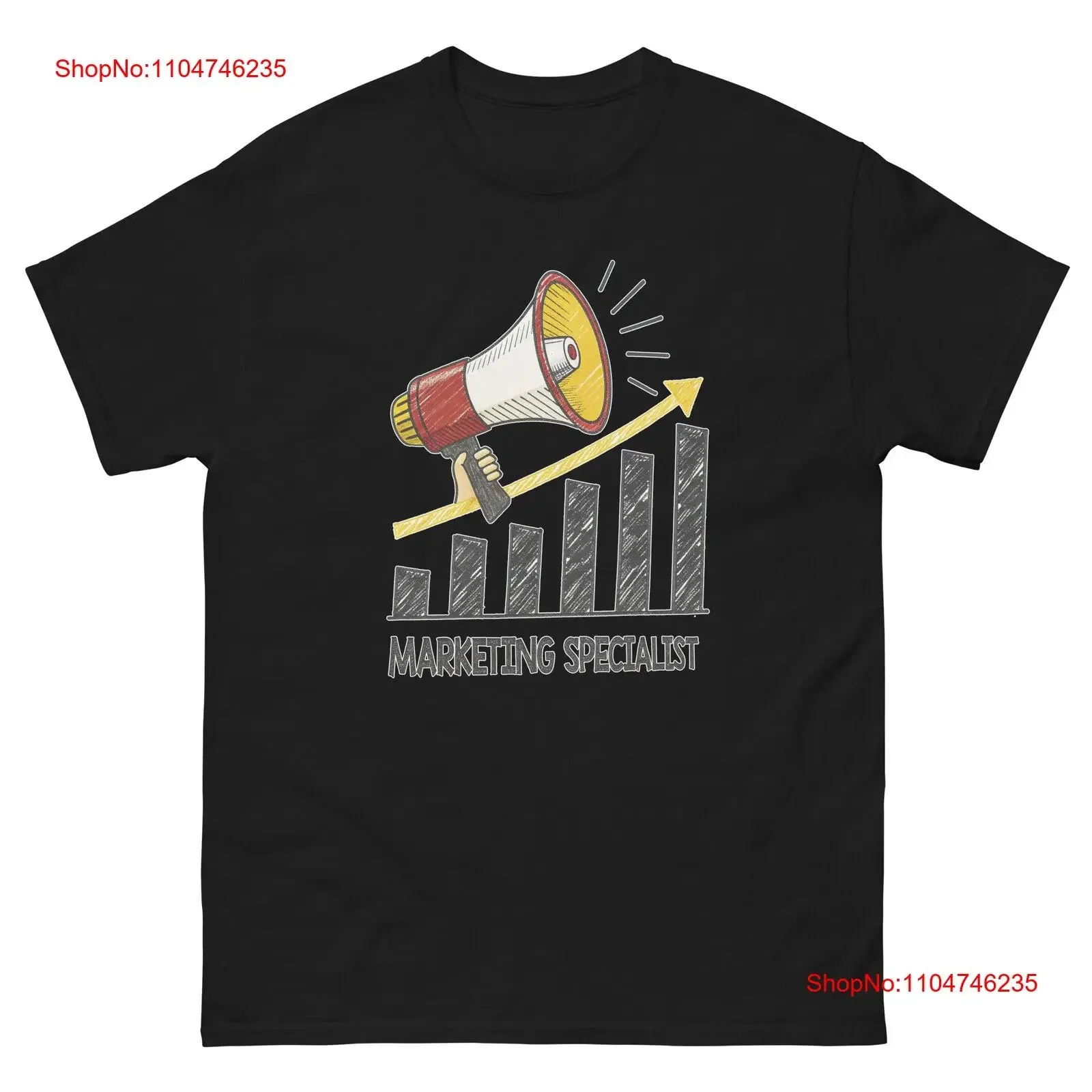 Marketing Specialist Occupation Job Professional T Shirt vintage Washed Comfortable Slightly Versatile streetwear graphic