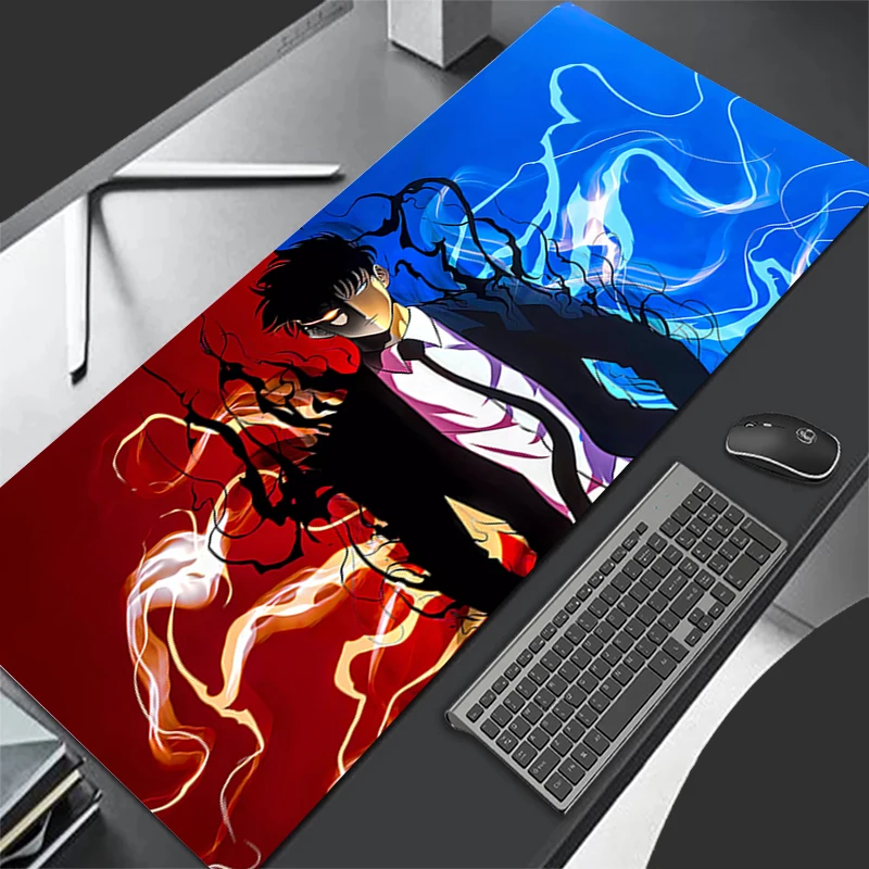 

Mousepad Pattern Game Pad Rubber Mouse Pad PC Accessories Desk Mat Non Slip Office Solo L-leveling Table Mat Gamer Keyboard Pad