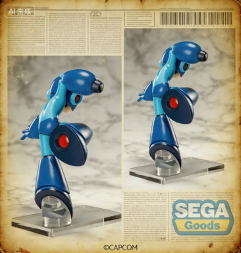 

Spot SaleSEGA Original Anime Figure Luminasta Megaman Rockman Collections Action Figurine PVC Toys Mol Doll Giftin Stock