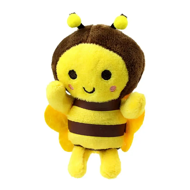 Bee Stuffed Toy Stuffed Animals Dolls Toy Pendant Soft Little Bee Pendant Plush Figure Toys Plush Bee Toys For Schoolbag Car