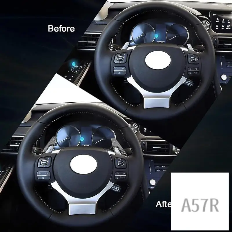 

7R-Steering Wheel Shift Paddles Auto Replacement Parts Accessories For Lexus IS Black