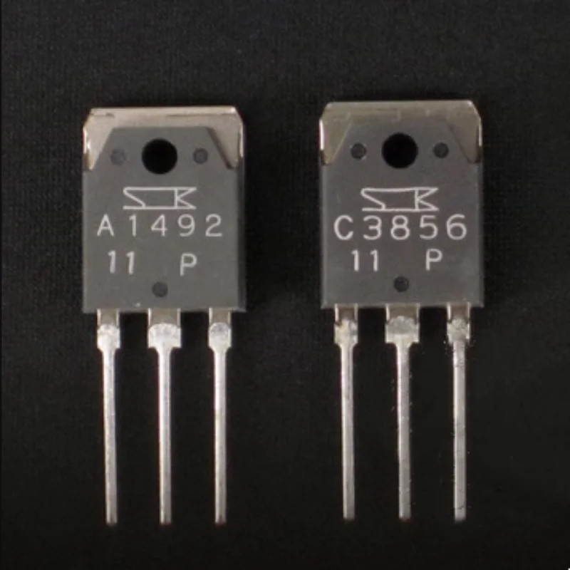 2pairs/lot A1492 C3856 2SA1492 2SC3856 Brand New Original Genuine High-Power Audio Amplifier Pairing Tube TO-3P