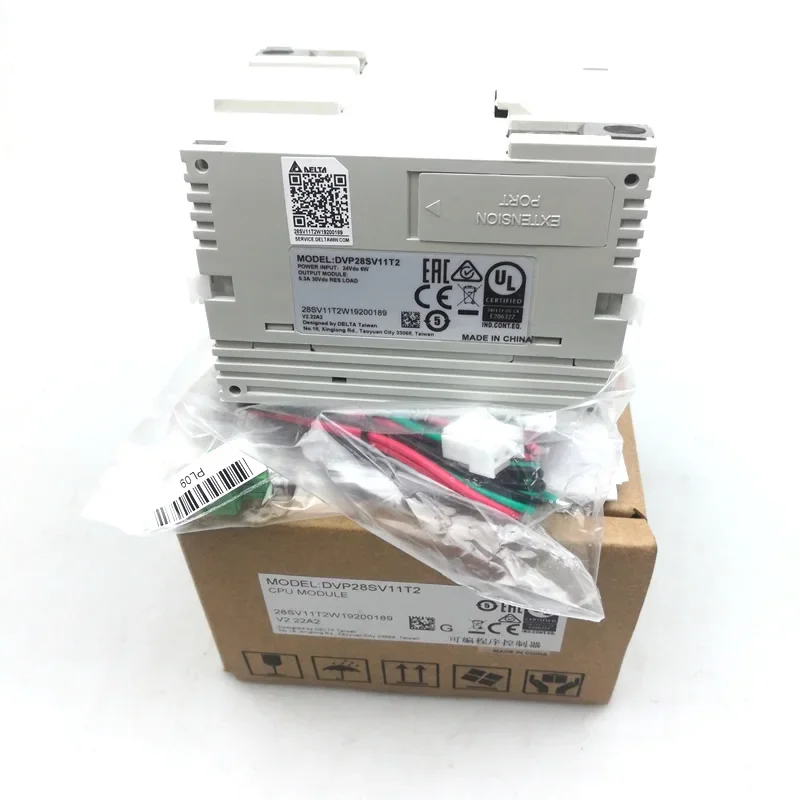 Original Delta DVP28SV11T2 DC24V PLC Programming controller 16DI 12DO transistor input