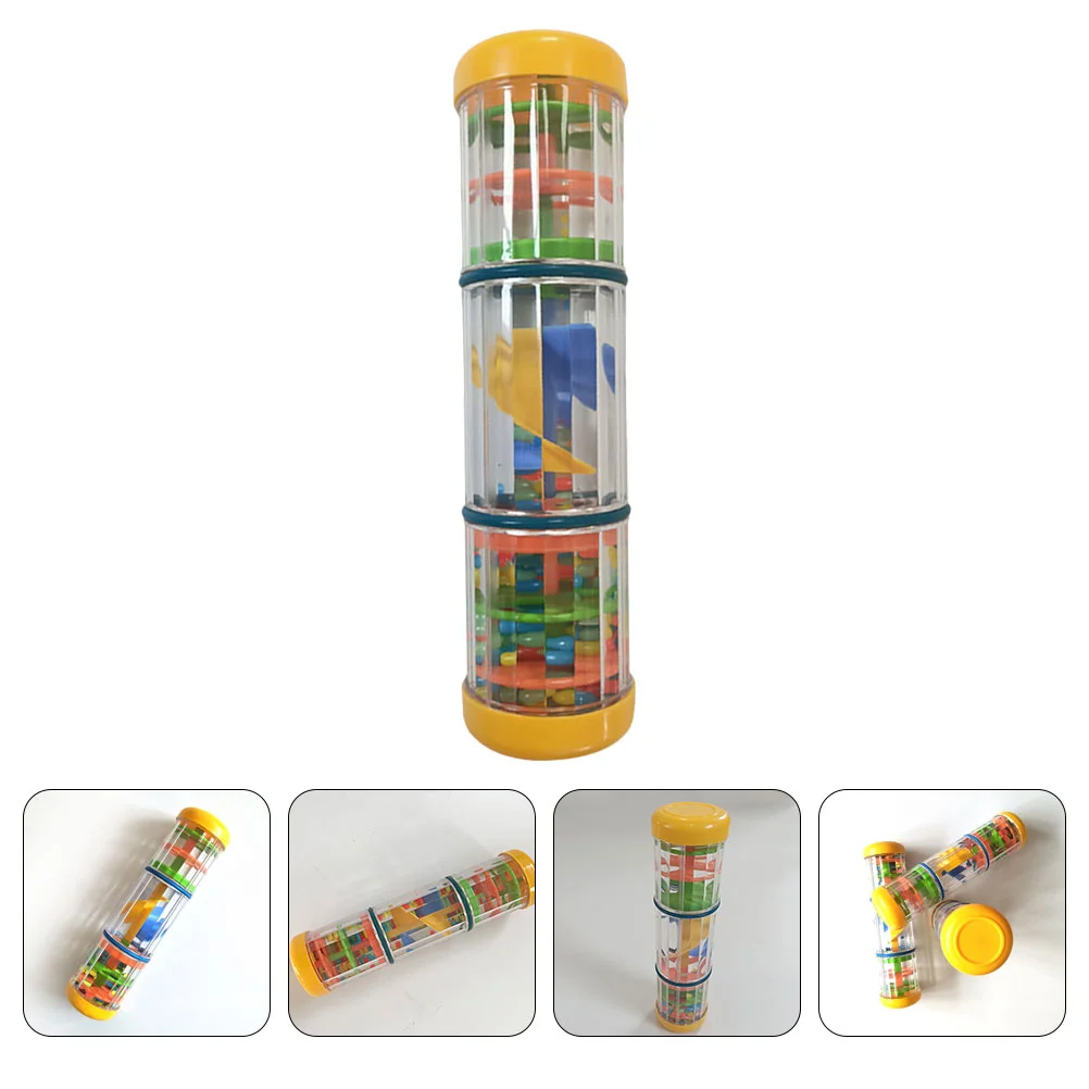 Raindrop Sound Cylinder Teaching Aid Child Musical Instruments Kids Toy Abs Plaything