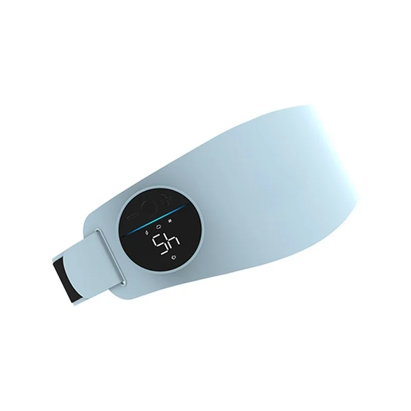 Rechargeable smart waist massager, electrically heated and vibrating abdominal hot compress belt