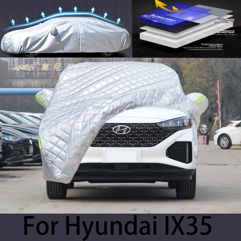 

Чехол для HYUNDAI IX35 с защитой от града, автомобильная защита от дождя, защита от царапин, защита от пилинга краски, автомобильная одежда