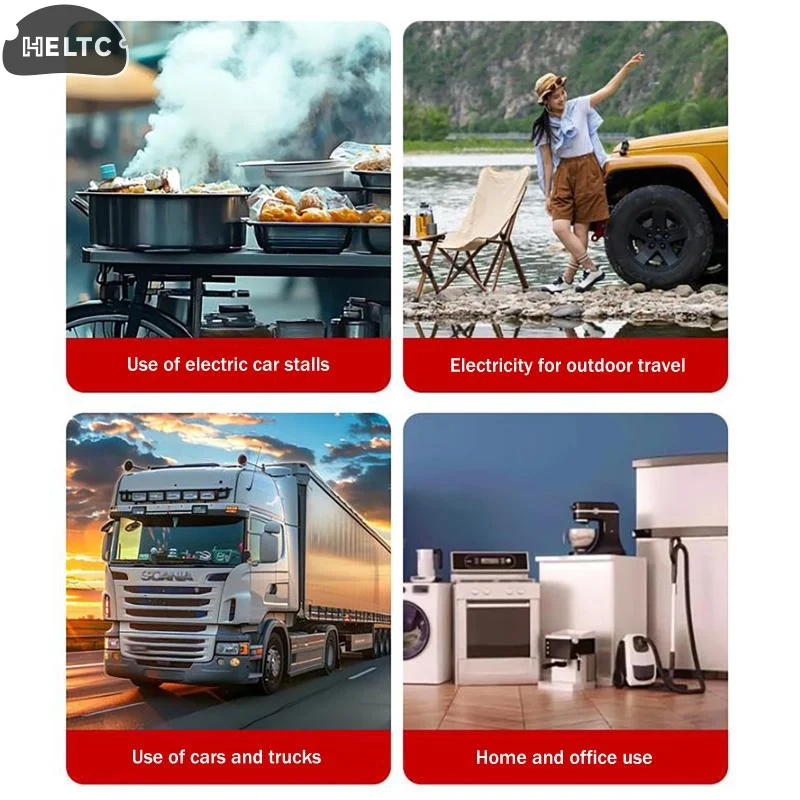 220W Power Inverter Car Mounted Solar Inverter USB Voltage Transformer Portable DC 12V To AC 220V Conversion USB Battery Clip