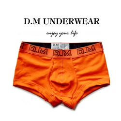 Men's Underwear Solid Color Comfortable Cotton Boxers Underpants