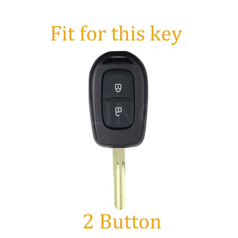 2 Buttons TPU Key Case Cover Shell Fob Holder for Renault Duster Dokker Logan Stepway Clio 5 TWingo for Dacia Sandero Stepway