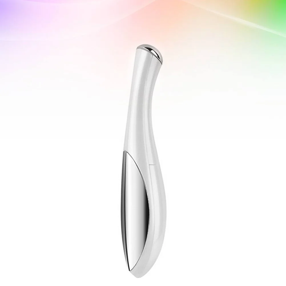 Eye Massager Electric Facial Mini Eye Massage Pen For Wrinkle Reduction Dark Circle Removal Skin Care Device White