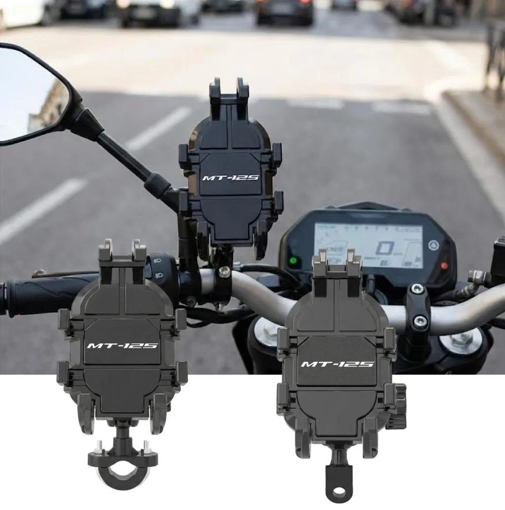 Motorcycle Handlebar Mobile Phone Holder GPS Stand Bracket For YAMAHA MT-125 MT125 MT 125 2015-2023 Motorcycle Accessories