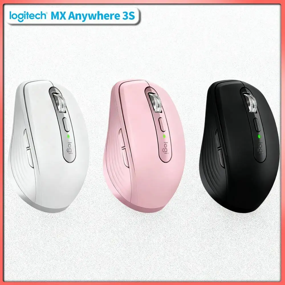 Premium MX Anywhere 3S - 8000 DPI, Hyper-Scroll, Anti-Slip, Perfect for Cross-City Fashion Expo & Office Use