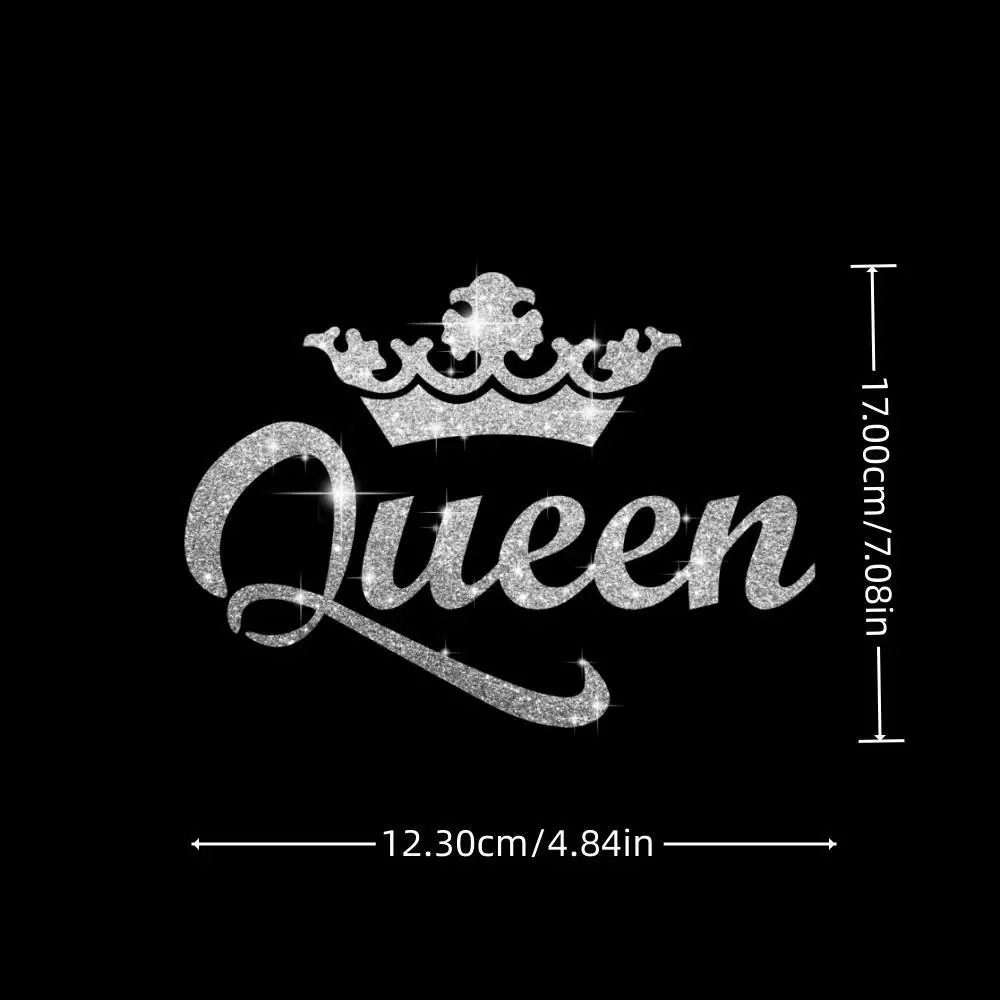 1pc CROWN QUEEN Car Stickers imitation drill shines brightlyFashion Waterproof Vinyl Decal Auto Sticker for Car laptop water cup