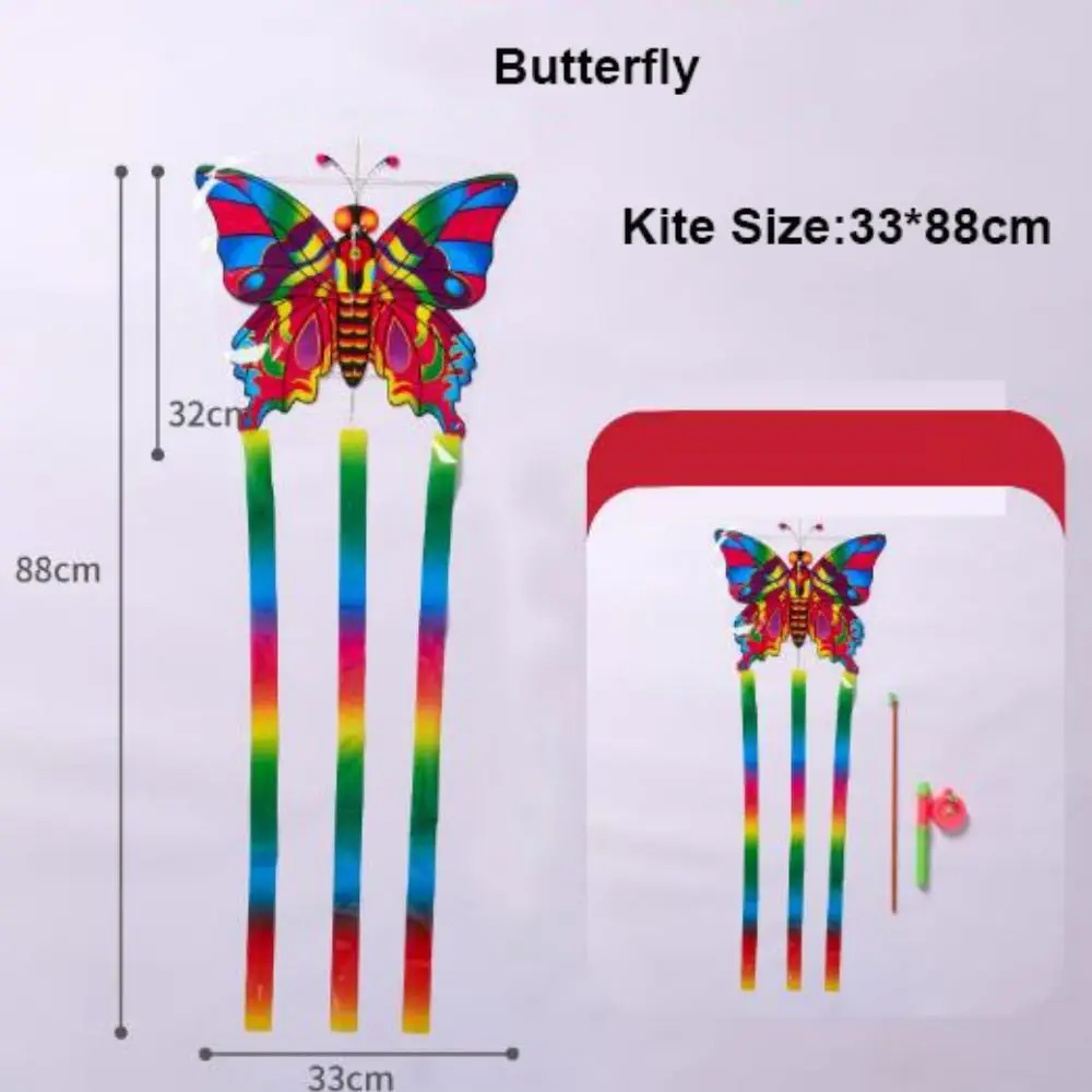 33*88 cm Plastic Eagle Kite Cartoon Gemakkelijk Vliegen Grote Eagle Vliegers met Staarten Ouder-Unisex Interactief Speelgoed Vliegende Vogel Vliegers