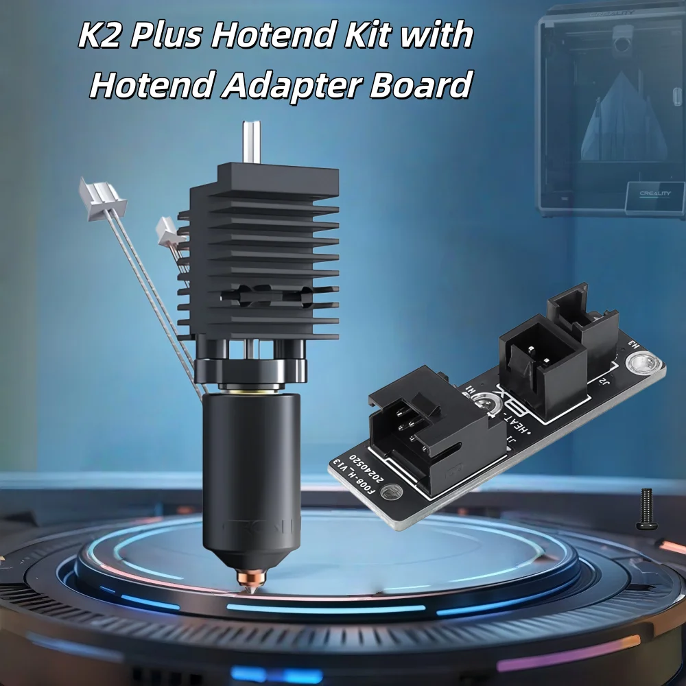 Creality K2 Plus Hotend-Kit mit Düse, Hotend-Adapterplatine, Upgrade 300 ° C Hochtemperatur-Extruder 3D-Drucker Zubehör – Detail 2