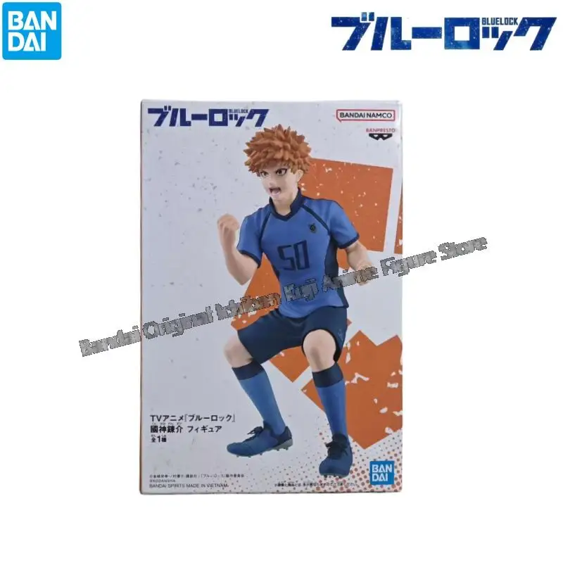 Bandai In Stock Original Box Garage Kit Blue Lock Rensuke Kunigami Anime Characters Collectible Original Action Figure Statue