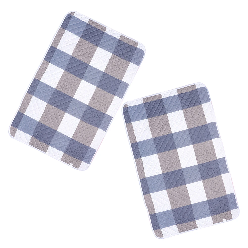 

2Pcs Guinea Pig Cage Liners 120x80x0.2cm Absorbent Washable Reusable Pee Pads Small Pet Cage Bedding Mats Hamsters Rabbits