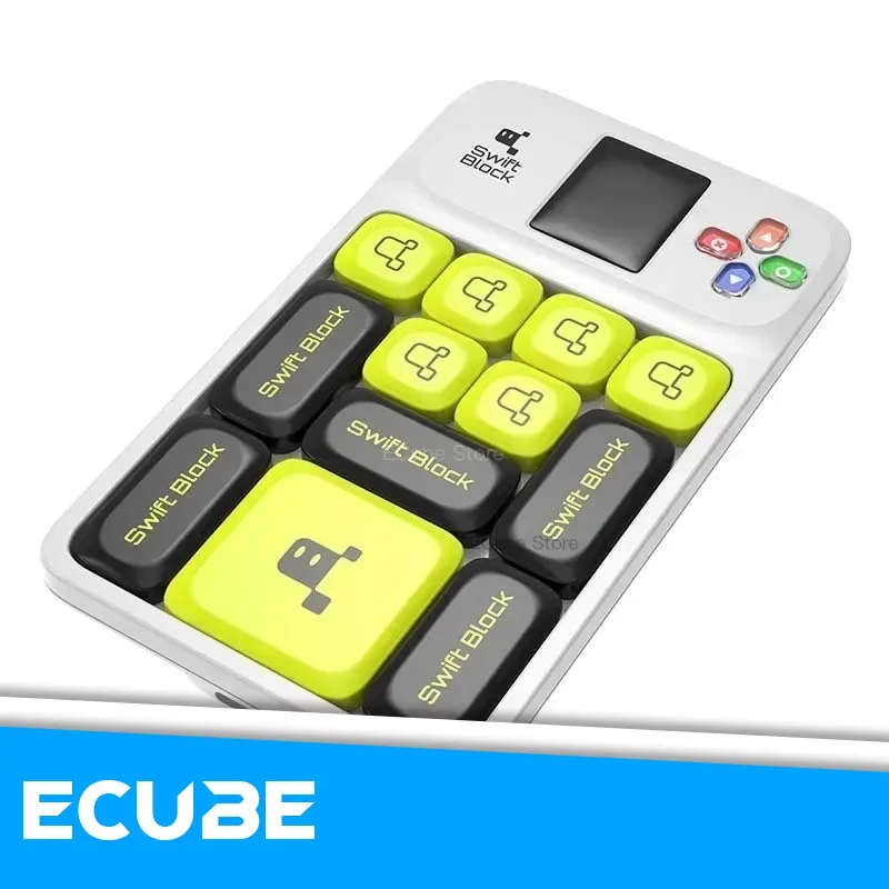 [ECube] GAN Swift Block WiSlide AI Smart Sliding Klotski Game Cube Number Puzzle Pieces Puzzle Toys For Playing Wah Rong Road