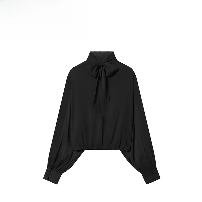 

Модное полупрозрачное платье-фонарик из полиэстера свободного кроя для женщин, осенняя новинка