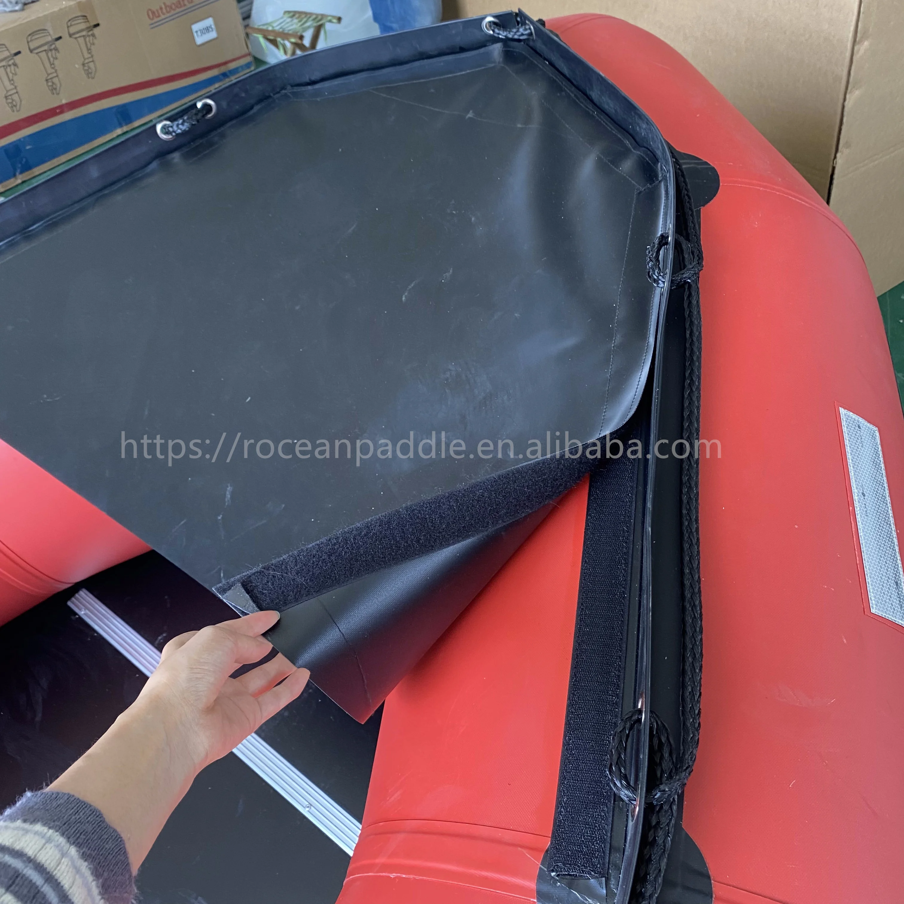 مصنع الثقيلة 3.8 م 4.3 م 5.2 م 5.8 م 18ft قارب كبير قارب صيد قابل للنفخ أكبر قارب قابل للنفخ