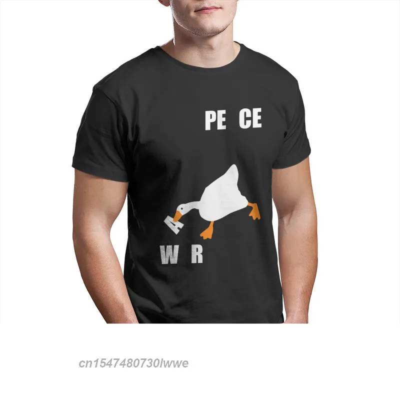 Untitled Goose Honk Bell Game Internet Meme Unique Tshirt For Men Peace War Round Neck T Shirt Birthday Gifts Streetwear 3xl