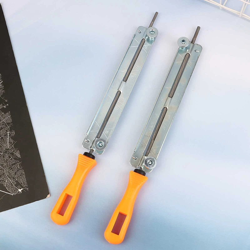 4MM/4.8MM Mechanical Chainsaw Sharpening Files With Plastic Handle Woodworking Chain Saw Tool Abrasives Tools Accessories