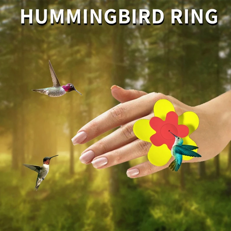 Bird Hand Feeder With Flower Bird Wrist Feeder For Outdoors, Bird Feeding Tools