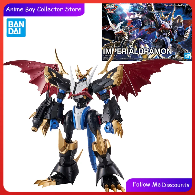 

Bandai Original Digimon Adventure Anime Figure Imperialdramon Action Figure Toys for Kids Gift Collectible Model Ornaments