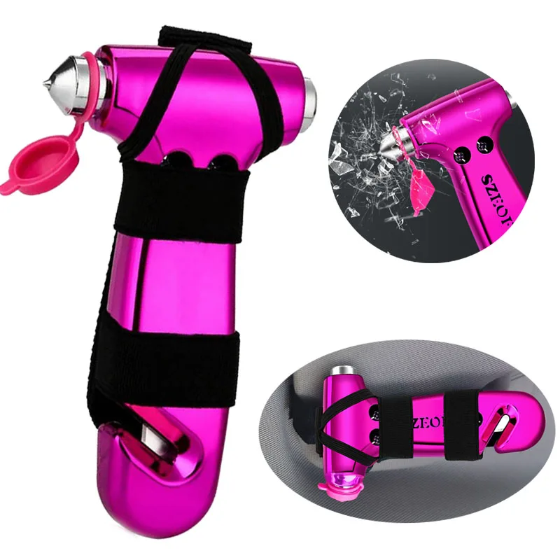 

Multi-function Hammer Two-in-one Safety Hammer Rescue Hammer Car Escape Hammer Window Breaker Vehicle Emergency Tool