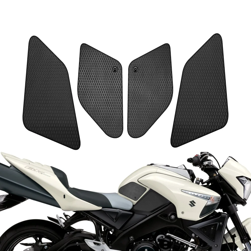 Motorcycle Tank Traction Pad Anti Slip Sticker Gas Knee Grip Protector For Suzuki GSX1300 B-King 2007 to 2012