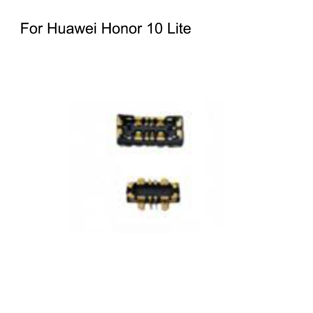 2 uds conector FPC interno soporte de batería Clip contacto para Huawei Honor 10 Lite lógica en la placa base en cinta piezas Honor10 Lite