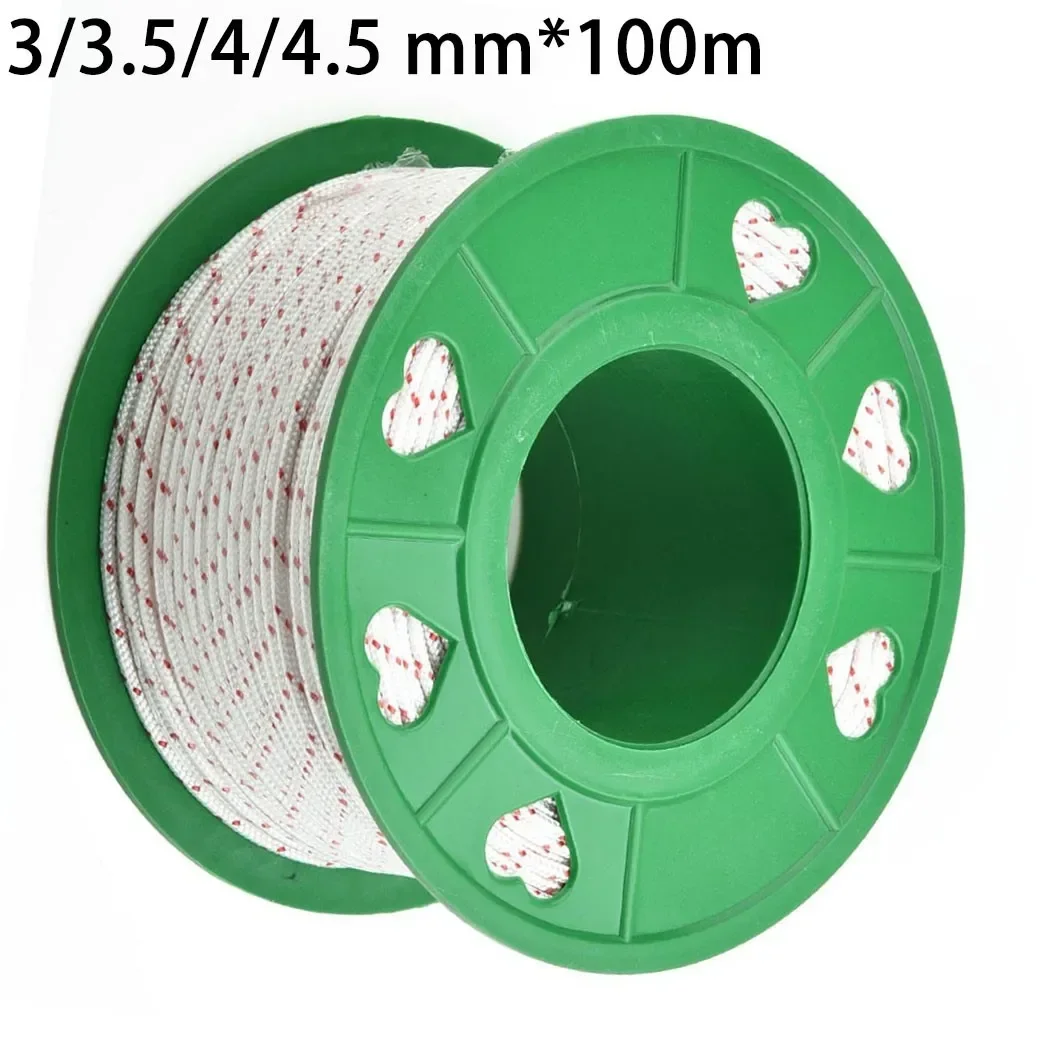 High Quality Hot New Starter Rope 3.5mm 4.0mm Spare parts Strimmers 100M 4.5mm Blower Chainsaws Hedge Trimmers