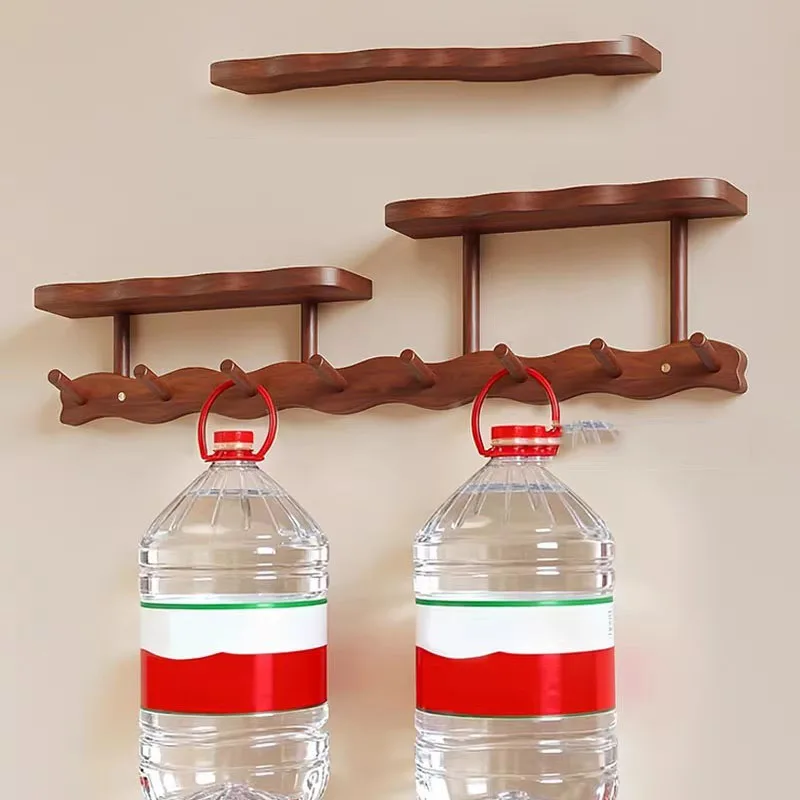 Plant Shelves Open Coat Racks Storage Wardrobes Wooden Bag Hanger Coat Racks Hallway Garment Porte