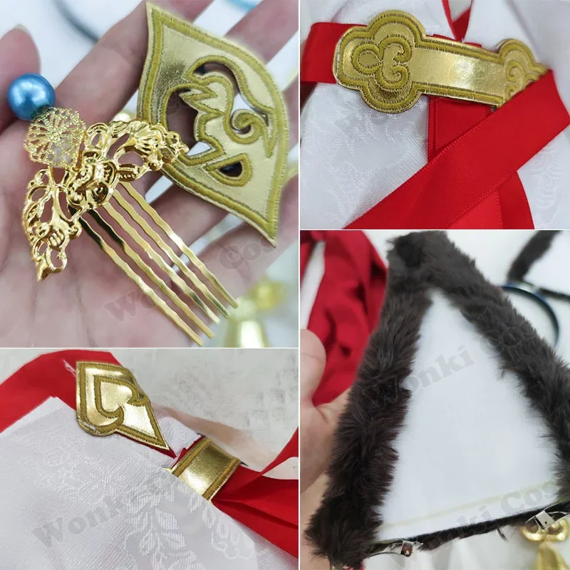 ستار السكك الحديدية تأثيري زي ، تينغ يون ، الذيل ، الأذنين ، مجموعة كاملة ، حزب الكرنفال