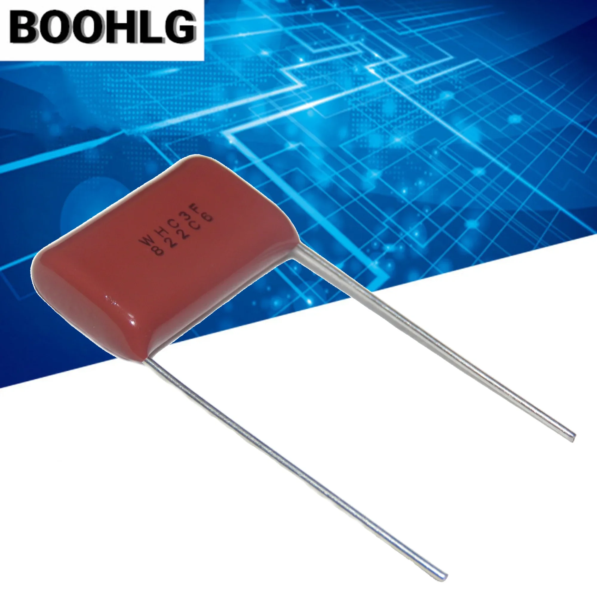 10PCS CBB Thin film capacitor 3000V 822J 3KV 822 8200P 8.2NF  P=22.5mm