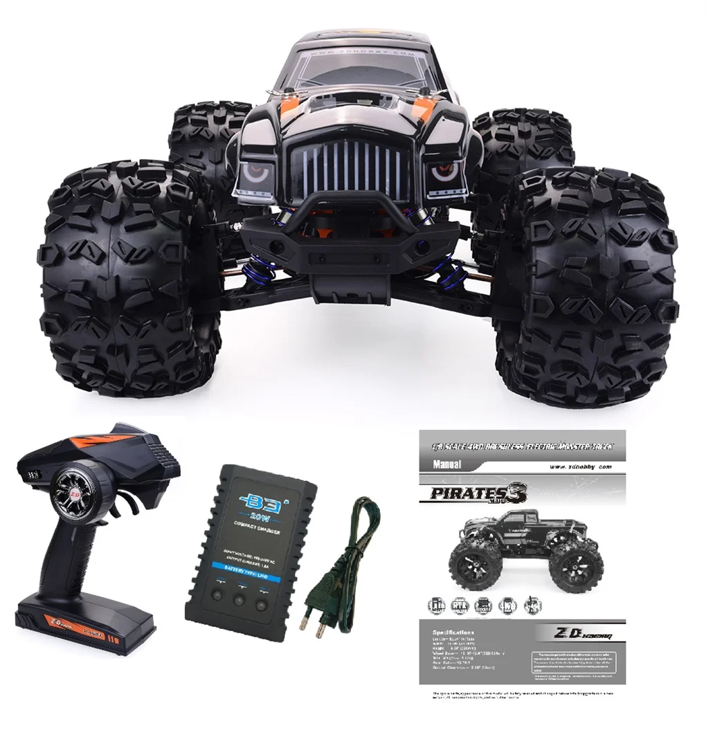 

RC Car ZD Racing MT8 1/8 Electric 2.4G 4WD Professional Truck Off-road Racing High Speed ​​Remote Control Model Car Kid Gif Toys