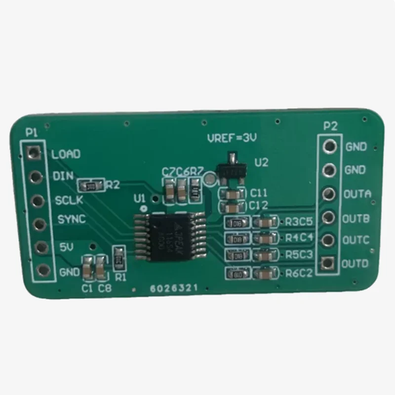 3PEAK TPC116S4-TR Digital-Analog Converter 16-bit Digital-Analog Conversion Module with SPI Interface for 4 Outputs