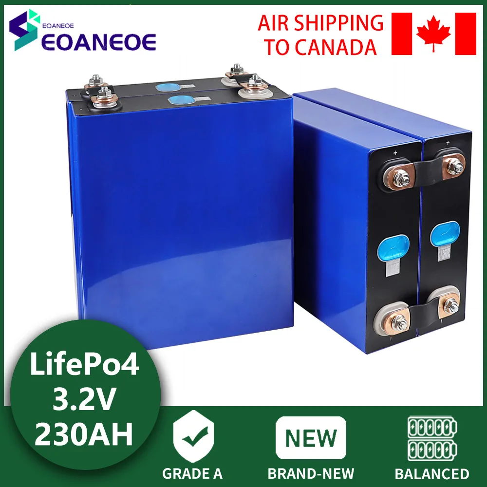 

Аккумулятор класса A 1-32 шт., 3,2 в, Ач, Lifepo4, литий-железо-фосфатная ячейка, 12 В, 24 В, 48 В для солнечного хранения, вилочный погрузчик для EV RV